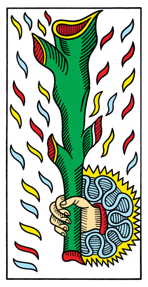 As de Bâton du Tarot de Marseille