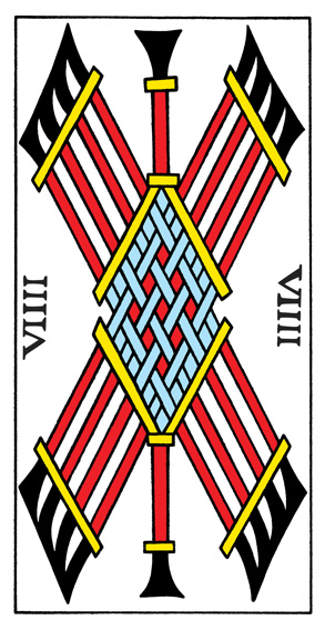 9 de Bâton Tarot de Marseille